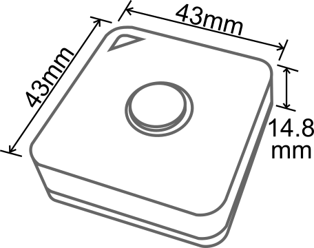 外部プローブ付き 高精度BLE温度センサー iBS03TP