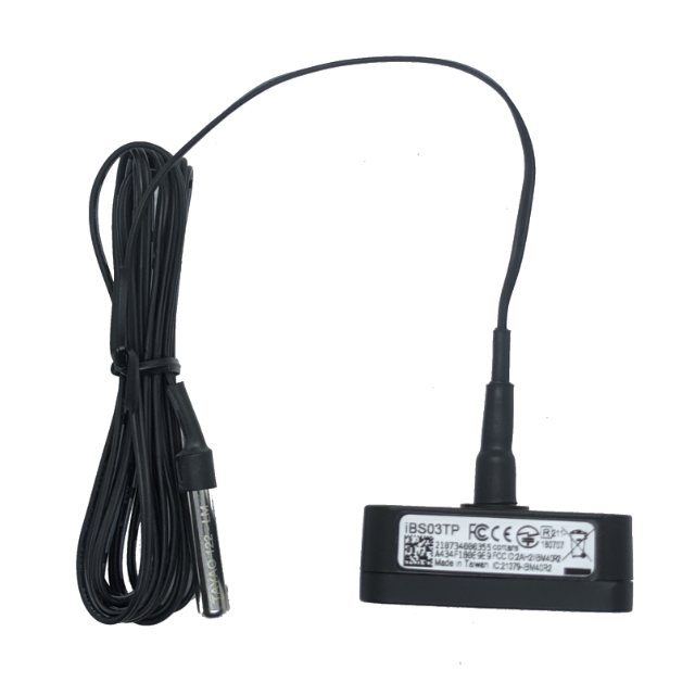 外部プローブ付き 高精度BLE温度センサー iBS03TP